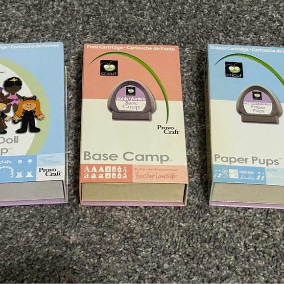 Cricut Other - 3 Cricut Cartridge Set